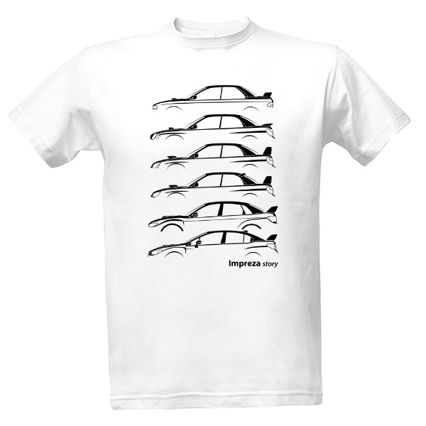 Tričko s potiskem Impreza