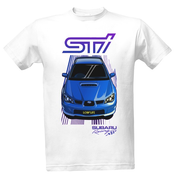 T-shirt Subaru Impreza STi Racing
