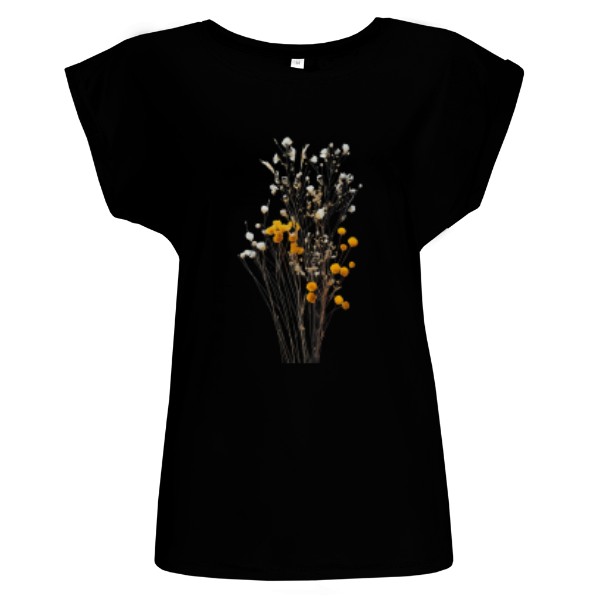Tričko s potiskem Suché květy