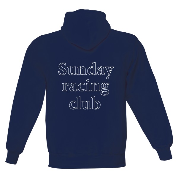 Pánská mikina s kapucí s potiskem Sunday racing club