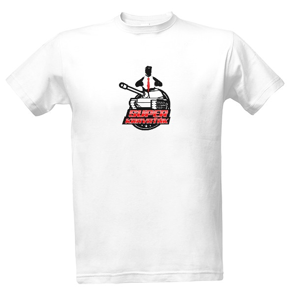 Tričko s potiskem Super kravaťák 02