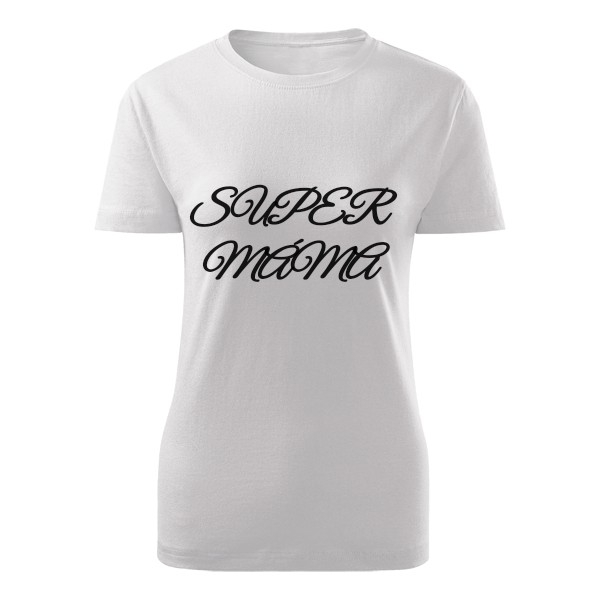 Tričko s potiskem Tričko s krátkým rukávem SUPER MÁMA 