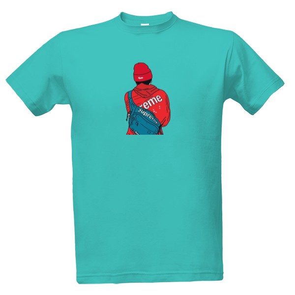 Tričko s potiskem Supreme Back (g)