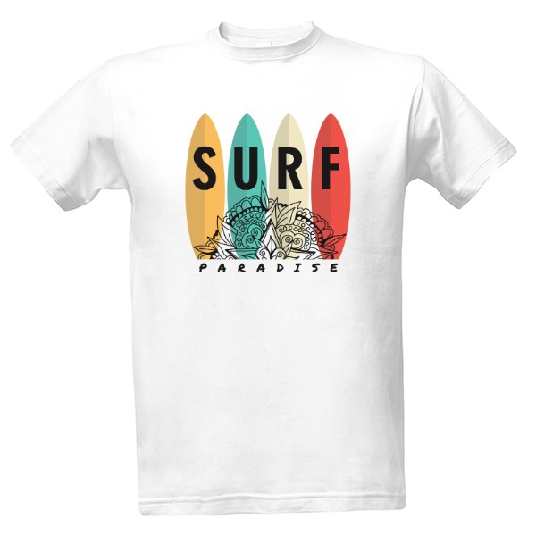 Tričko s potiskem Surf Paradise
