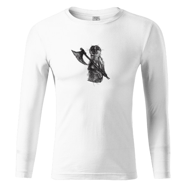 Surikatí kat s dlouhou sekerou