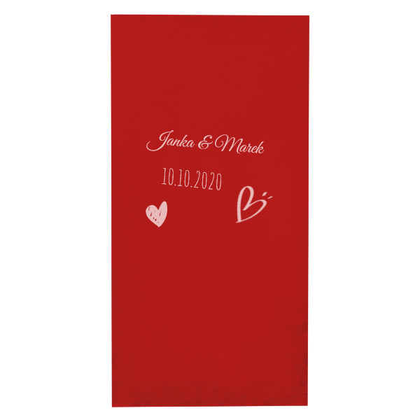 Nákrčnik/bandana s potlačou Svadobné rúško pre hostí