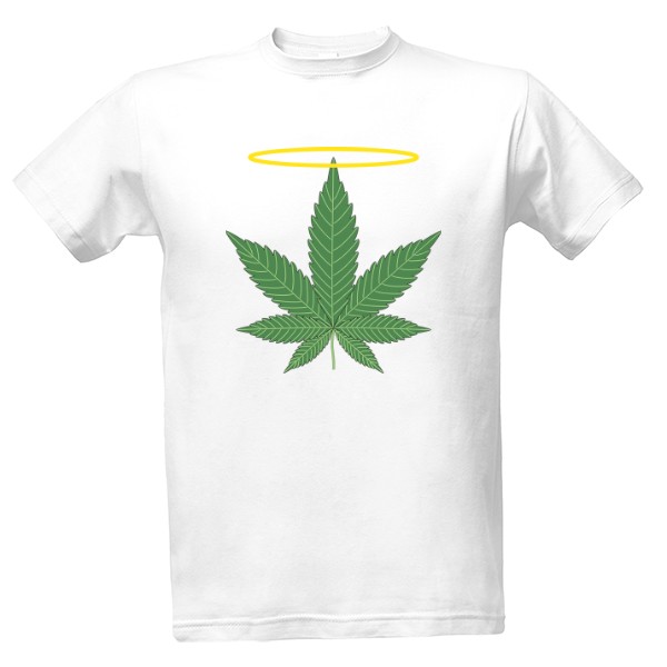 Tričko s potiskem Svatá marihuana
