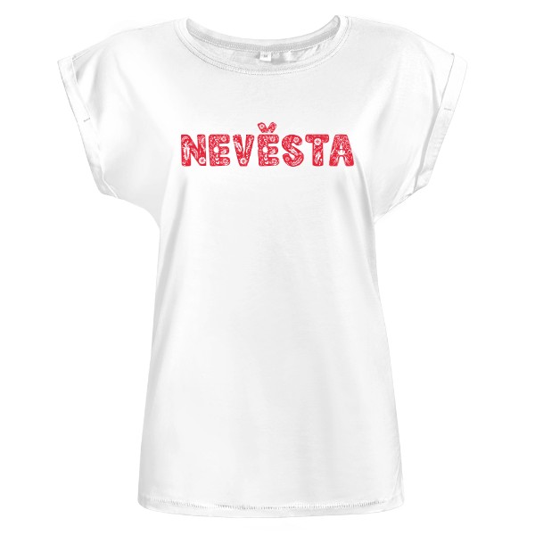 Folklorní motiv nápis NEVĚSTA