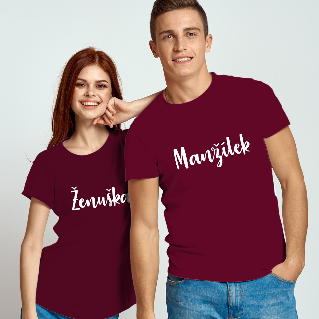 Svatební párová trička