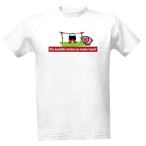 Tričko s potiskem Svine