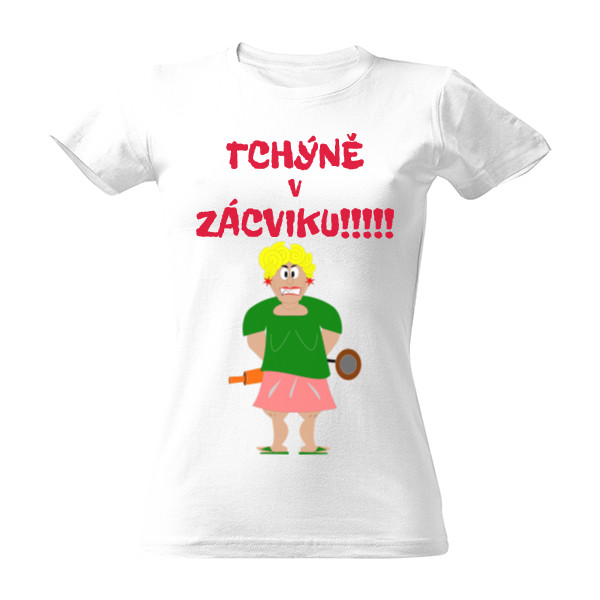 Tričko s potlačou Svokra v zácviku