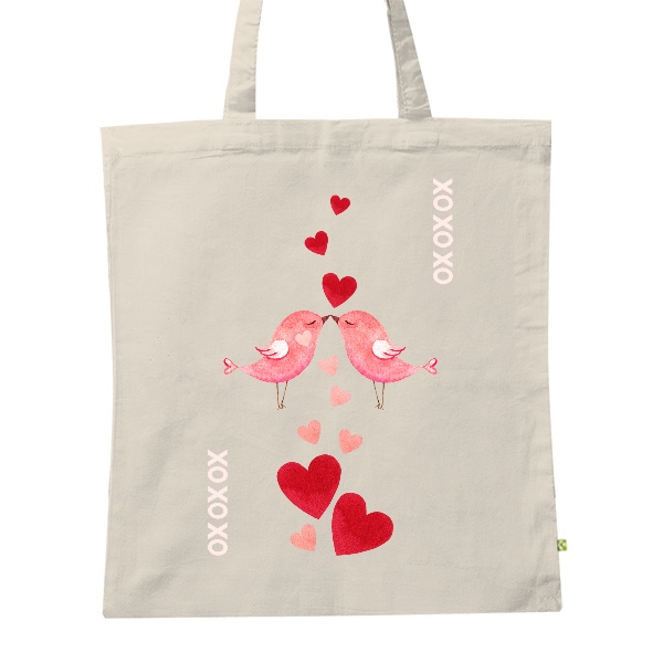 BIO plátěná taška s potiskem Sweet Mood taška