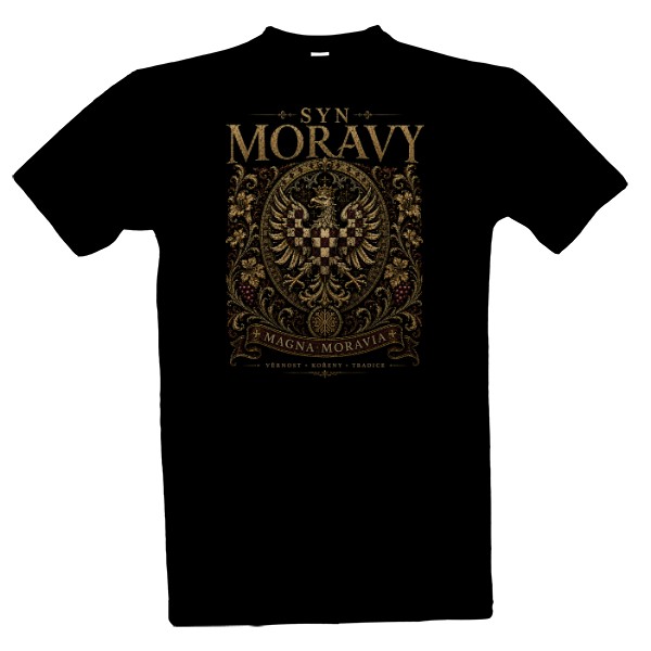 Tričko s potiskem Syn Moravy - Magna Moravia Edition