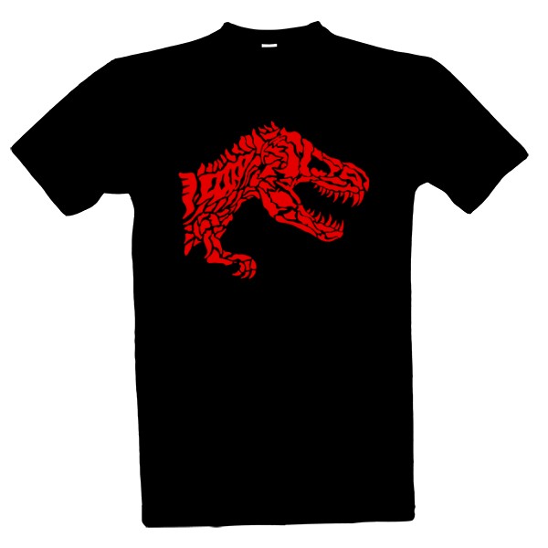 T-shirt t-rex red
