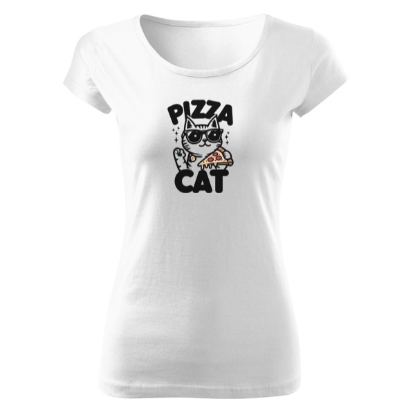 T-shirt T-shirt pizza cat