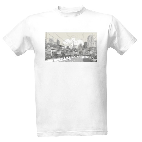 T-shirt - the hustle and bustle of the big city