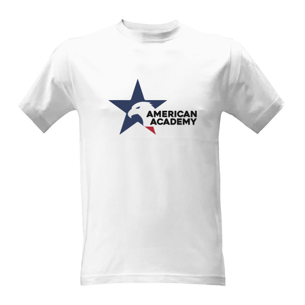 T-shirt with colorful American Academy logo