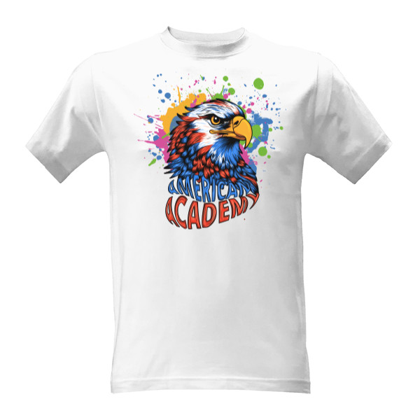 T-shirt with colorful logo