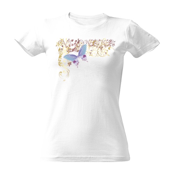 Tričko s potiskem Butterfly 2