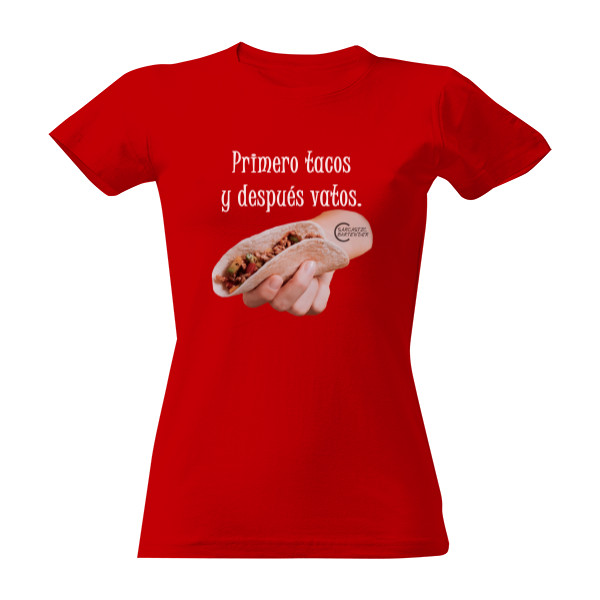 Tričko s potiskem Tacos vamos