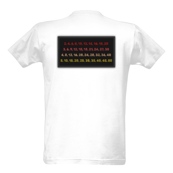 Tahák - násobilka 2-5