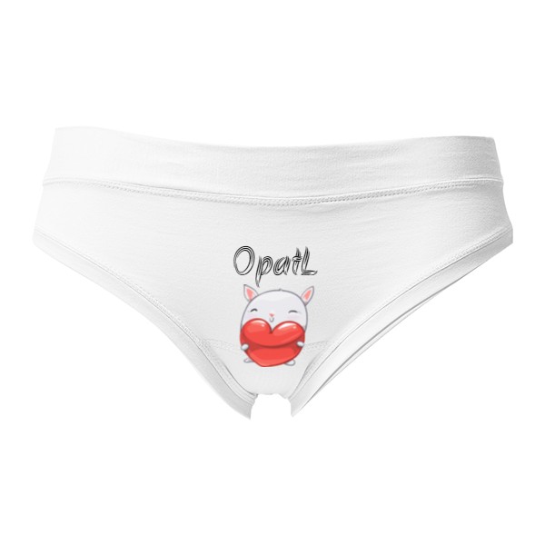 Dámská tanga - Výprodej s potiskem OpatL