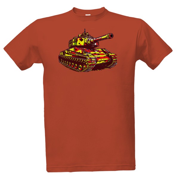 Tričko s potiskem tank design 3
