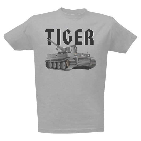 Tričko s potiskem Tank Tiger