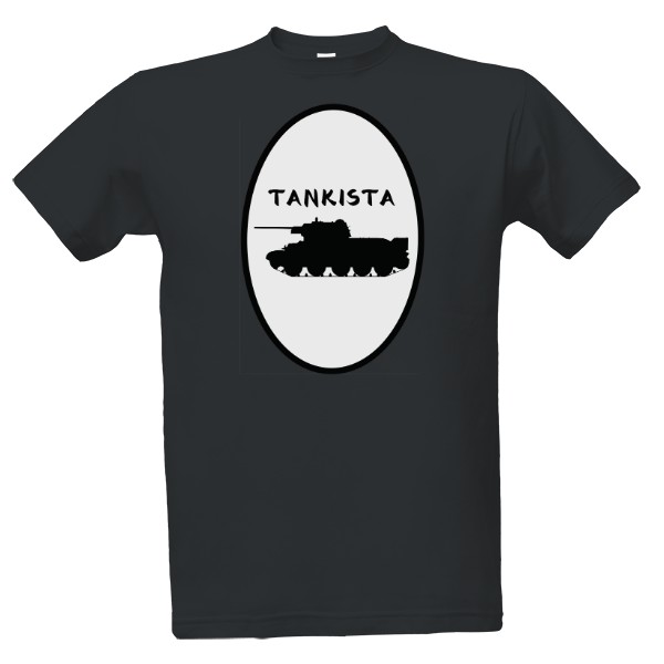 Tričko s potiskem TANKISTA, tank design