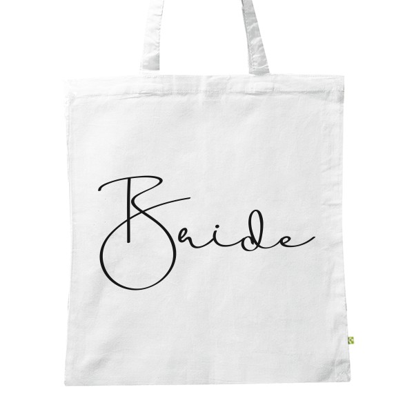 BIO plátěná taška s potiskem Taška bride