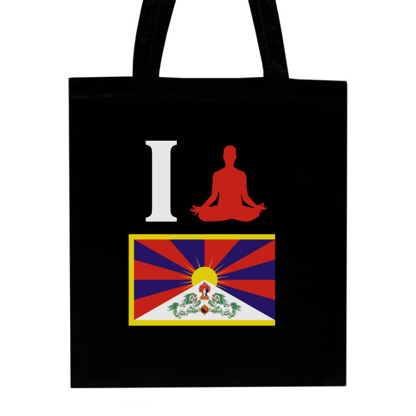 Nákupní taška unisex s potiskem Taška I Love Tibet