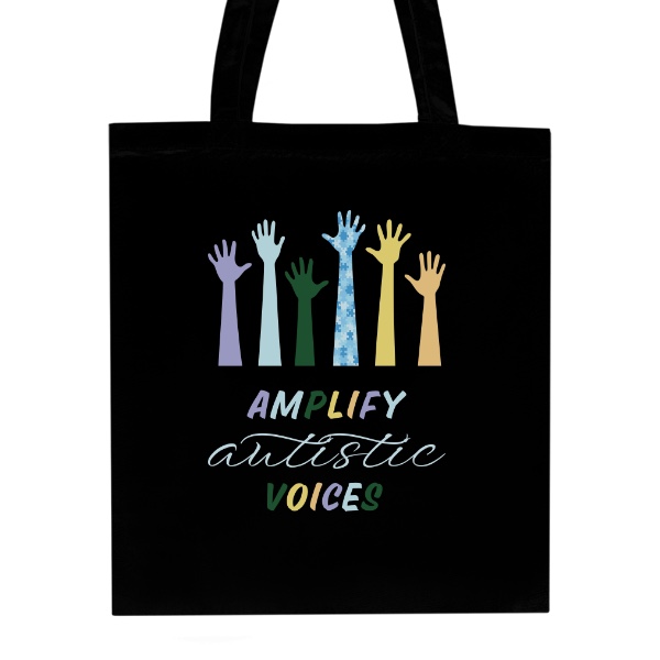 Nákupní taška unisex s potiskem Taška Zesilni autistické hlasy