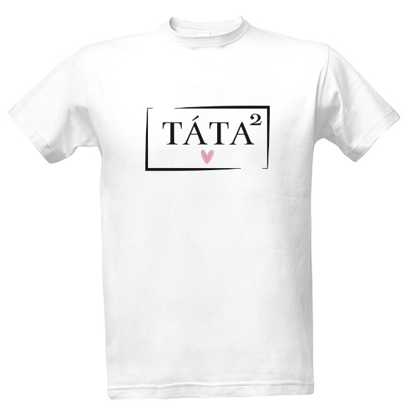 Tričko s potiskem Táta dvou