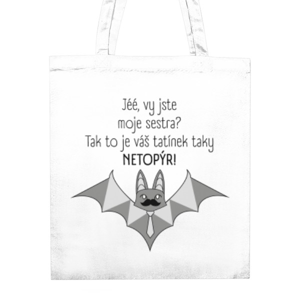 Tričko s potlačou Tatínek netopýr