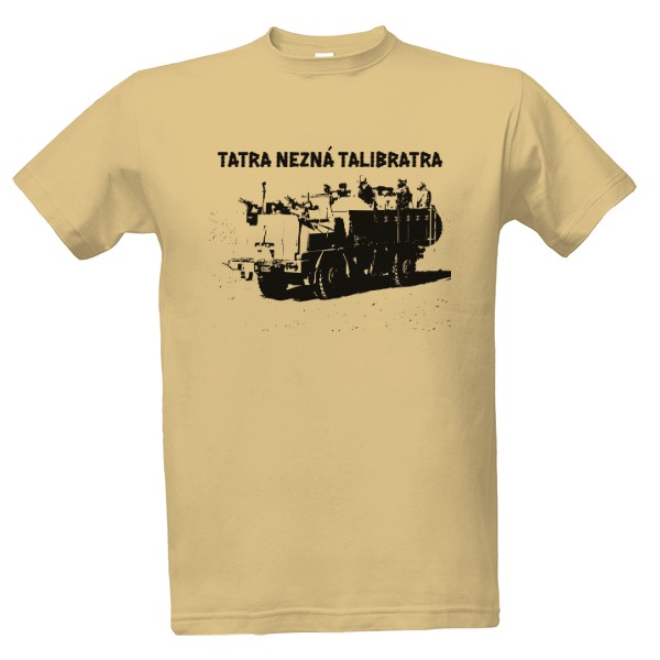 Tričko s potiskem Tatra nezná talibratra