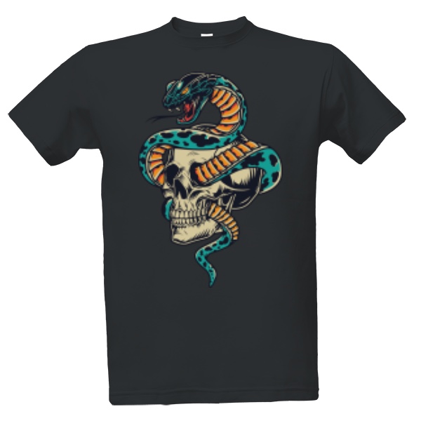 Tattoo Skull Snake T-shirt