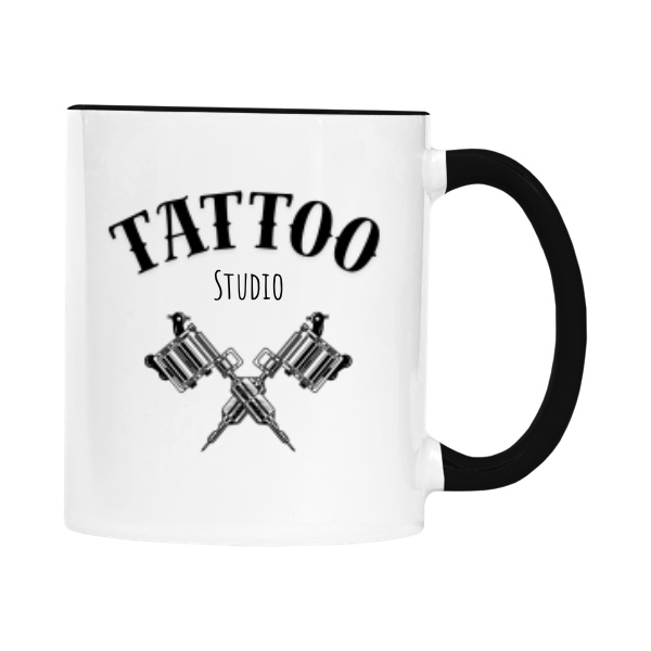 Cup colourful s potiskem Tattoo studio vlastní název Tetování