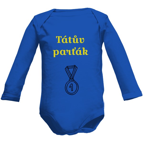 Dětské body Long  s potiskem Tátův parťák