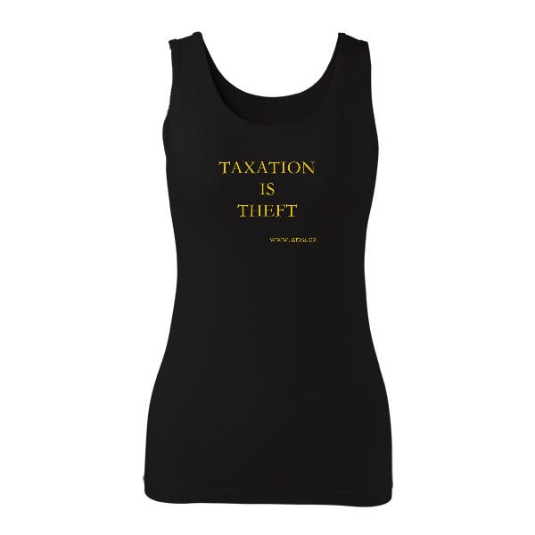 Tričko s potlačou Taxation Is Theft (FB)