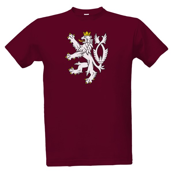 Tričko s potlačou Czech lion