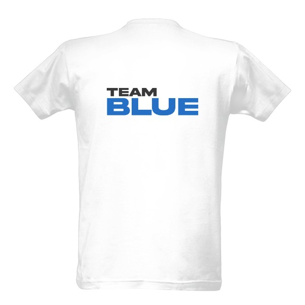 Tričko s potiskem Team BLUE