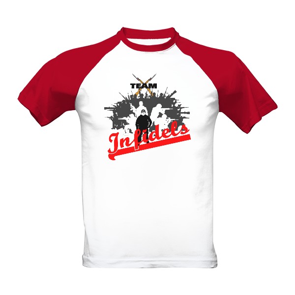 Tričko s potiskem Team Infidels Baseball
