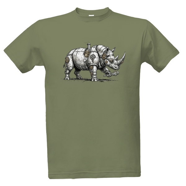 T-shirt Techno nosorožec