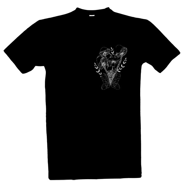 Tričko s potiskem Tee tripping on mushrooms