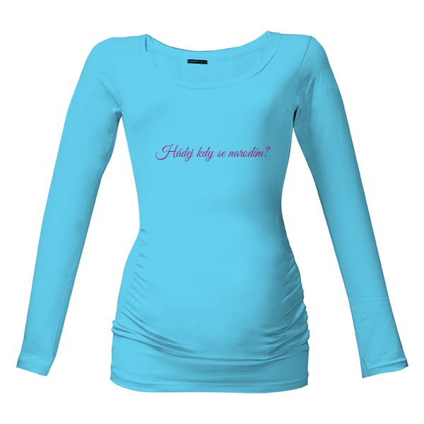 Tričko s potiskem Těhotenská móda