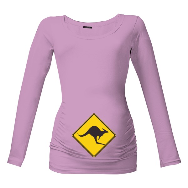 Těhotenské triko klokan