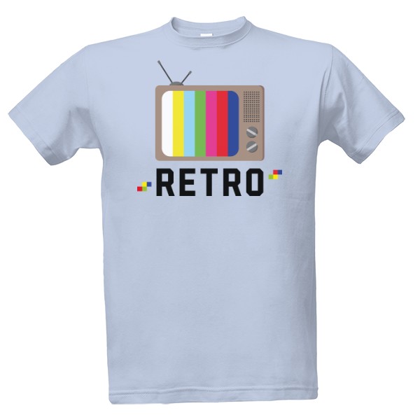 Tričko s potiskem Televize retro