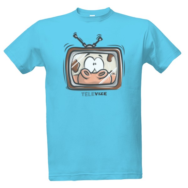 Tričko s potiskem TELEvize