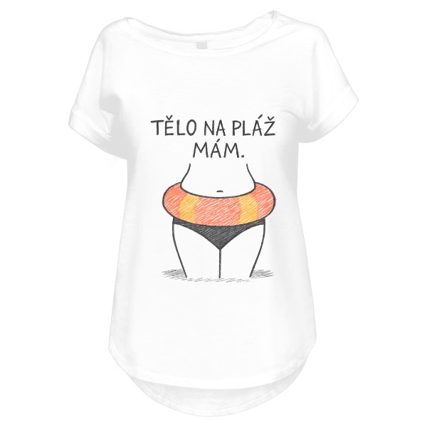 Tělo na pláž mám. - vtipný motiv