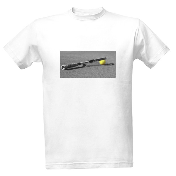 T-shirt Tenisová raketa